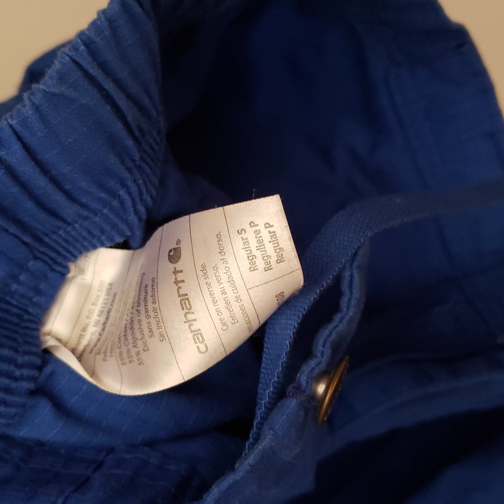 Carhartt blue Scrub Set Top(Small) & Pants(Small) - Picture 5 of 7